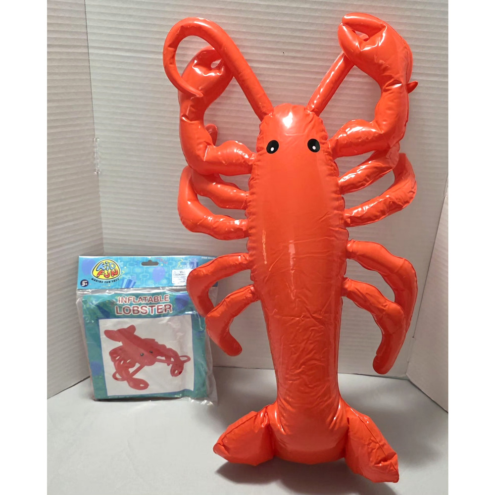 Kid Fun Inflatable Lobster 20" Pool Party Beach Toy Decoration Blow Up New IN290